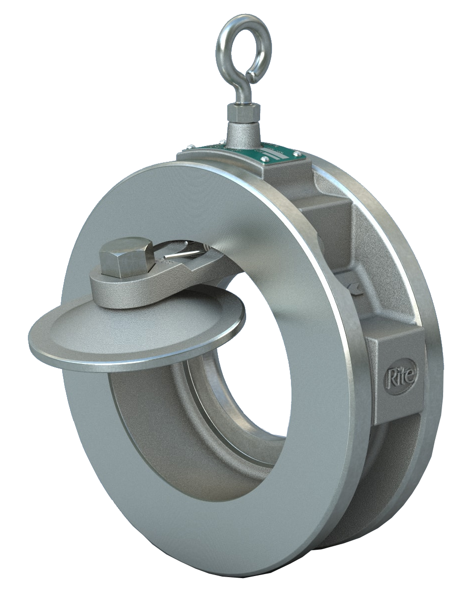 BRAY Wafer Swing Check Valve, 6" #125RF, ASTM A125 CLB (CI)