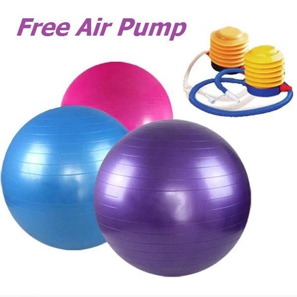 45CM Burst Resistance Yoga Ball Mat Gym Fitness Shake 45cm Exercise Swiss Ball Bola Yoga
