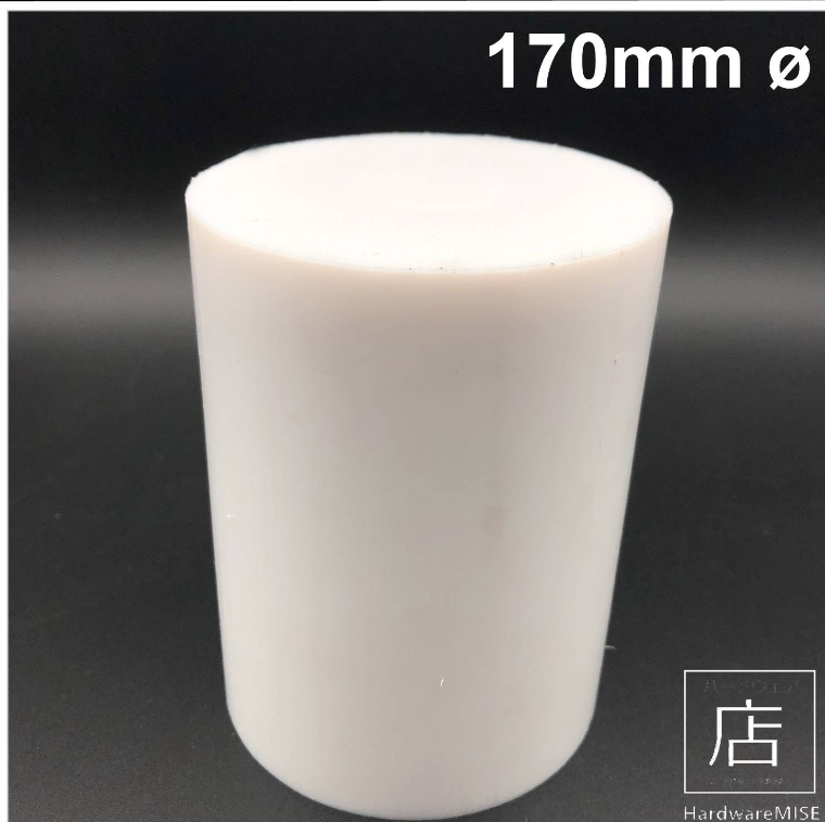 PTFE ROD WHITE COLOR ROUND BAR 170MM DIAMETER