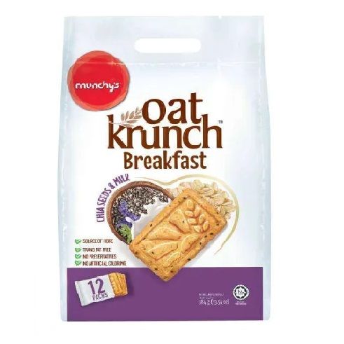 (Loose Pack) Oat Breakfast Chia Seed & Milk 384 g