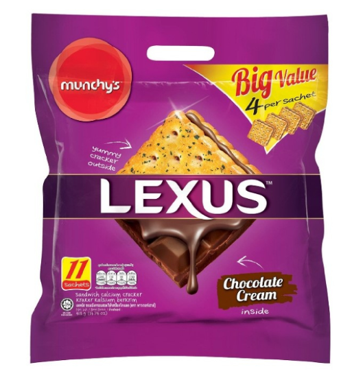 Munchy's LEXUS Chocolate Cream Sandwich Biscuit (418g)