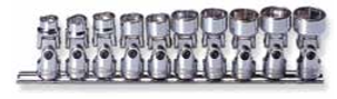 JONNESWAY 10PCS 3/8" DR. FLEX UNIVERSAL SOCKET SET