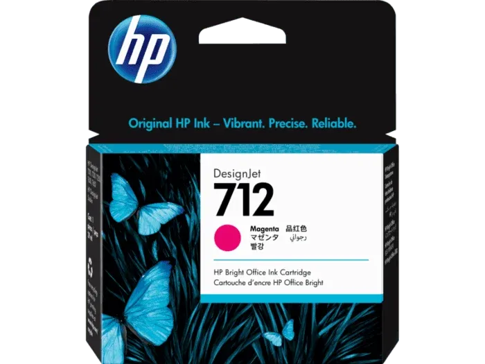 HP 712 29-ml Magenta DesignJet Ink Cartridge - 3ED68A