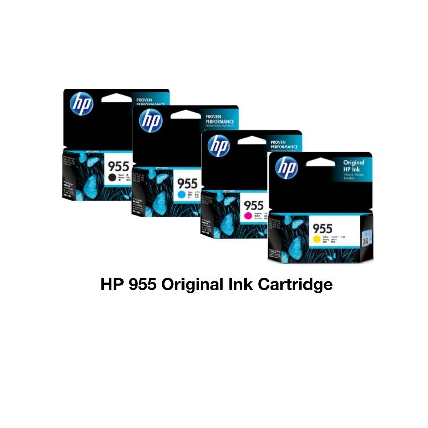 Genuine Malaysia- HP 955 Original Ink Cartridge - Cyan/Magenta/Yellow