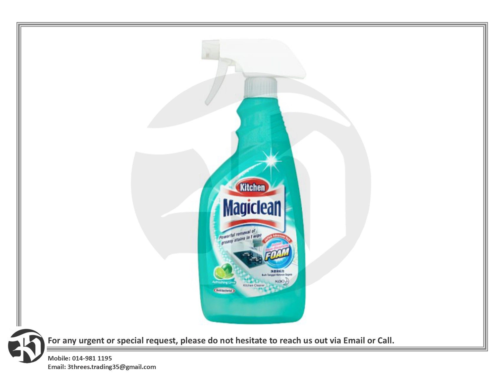 Magiclean Kitchen Cleaner 500ml (Refreshing Lime)