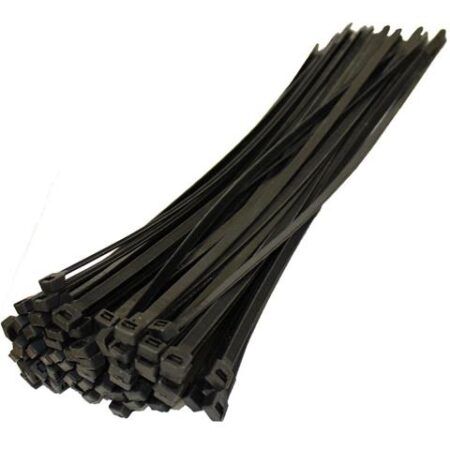 Cable Tie Nylon Wire 8" (200mm) Black - (100pcs/pack)