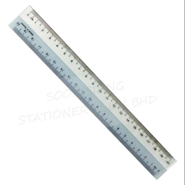Plastic ruler 12"