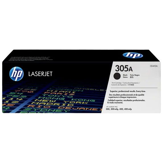 HP CE410A LaserJet Toner Cartridge (HP 305A) Black Colour