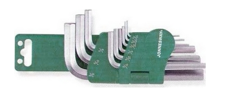 JONNESWAY 9PCS SHORT ARM HEX KEY SET (SAE)