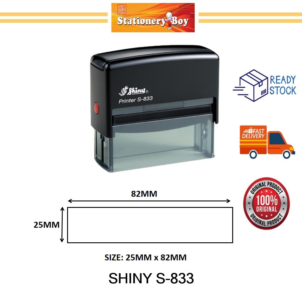 SHINY S-833 SELF INKING STAMP