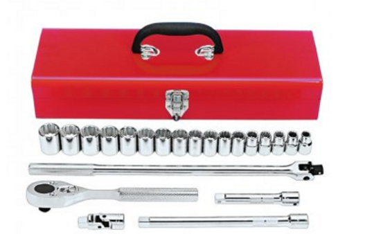 *Proto 1/2" Drive 22 Piece Metric Socket Set - 12 Point 54210
