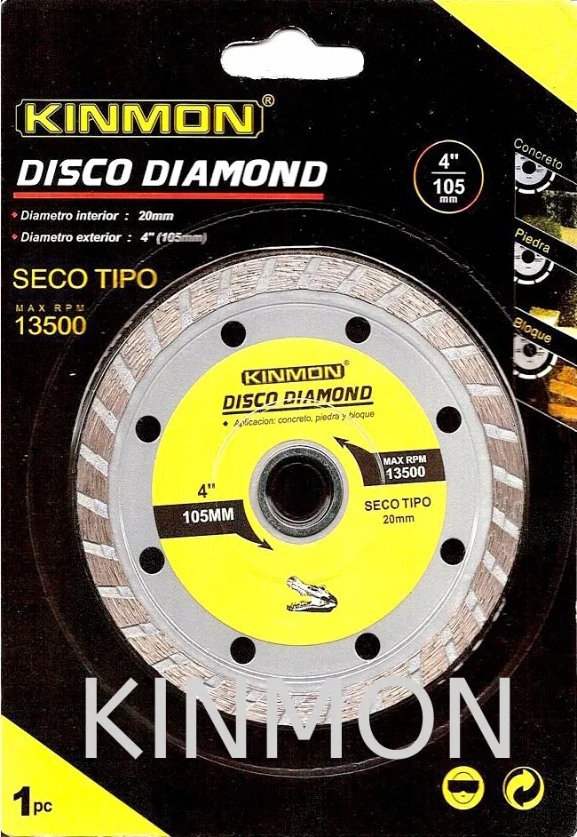 KINMON 4” KINMON Diamond Wheel ※ Turbo Dual Cut Blade