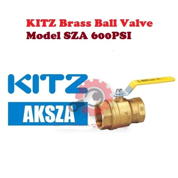 *ORIGINAL* KITZ Brass Ball Valve Model SZA 600PSI (1 " inchi)
