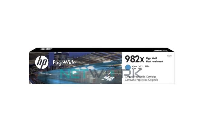 HP 982X High Yield PageWide Cartridge Cyan T0B27A