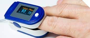 Finger Clip Pulse Oximeter Case Blood Oxygen Monitor Finger Pulse Heart Rate Meter
