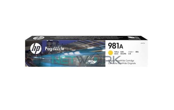 HP 981A PageWide Cartridge Yellow J3M70A