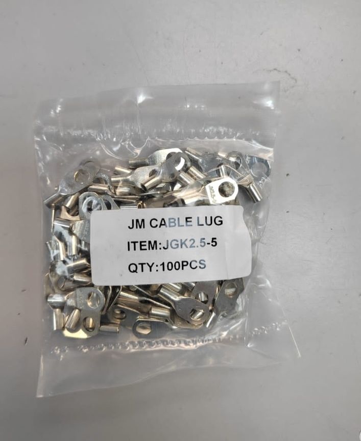 JM CABLE LUG 2.5MM X 5 M ( 100/PACK) CABLE LUG 2.5MM X 5 M ( 100/PACK)