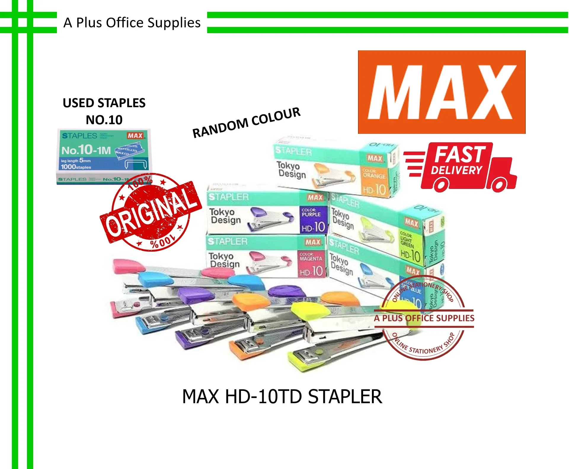 MAX HD-10TD Stapler / Pengokot