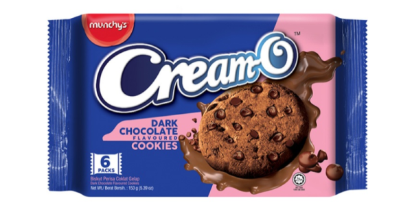 Cream-O Cookie Dark Chocolate MP 153g x 12