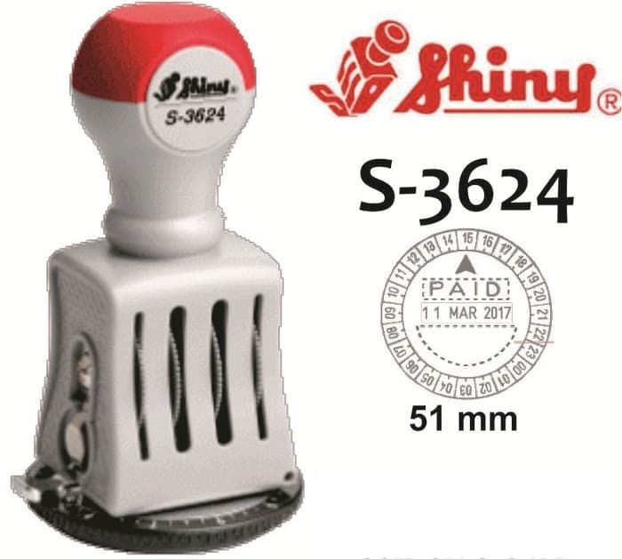 Date Stamp Shiny S3624/ Shiny S-3612