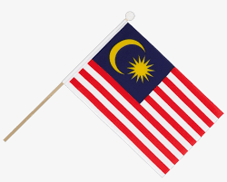 Hand Flag Malaysia