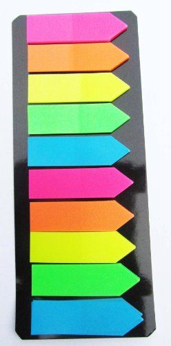 Neon Arrow Film Indexer (20 sheets/ 5 pads) - Aplus