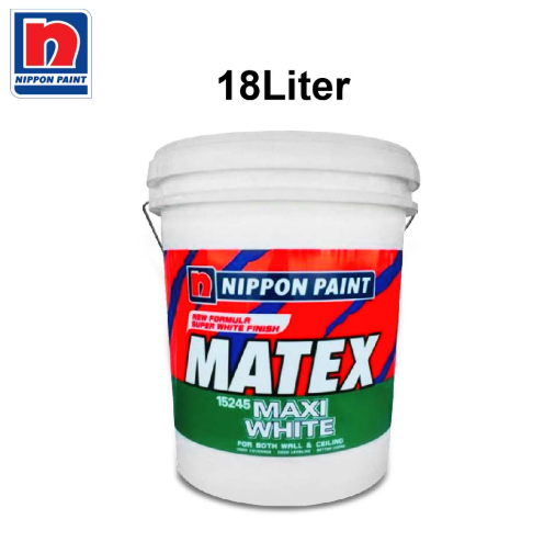 18L Nippon Paint Super Matex Emulsion Ceiling & Interior Wall Paint