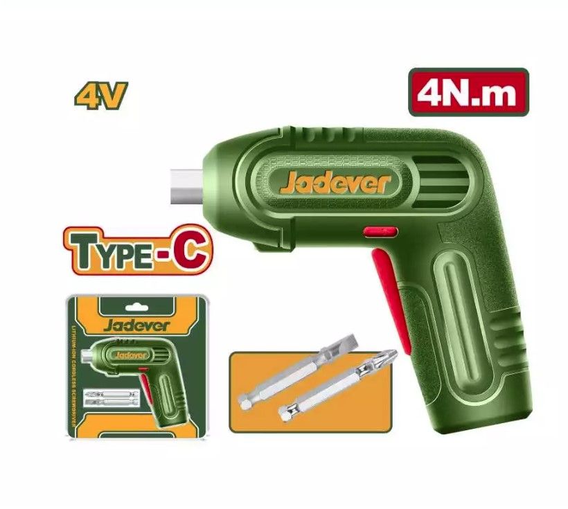 JADEVER CORDLESS SCREWDRIVER JDCV4628