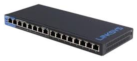 LINKSYS GIGABIT 16-PORTS W/8-POE (LGS116P)