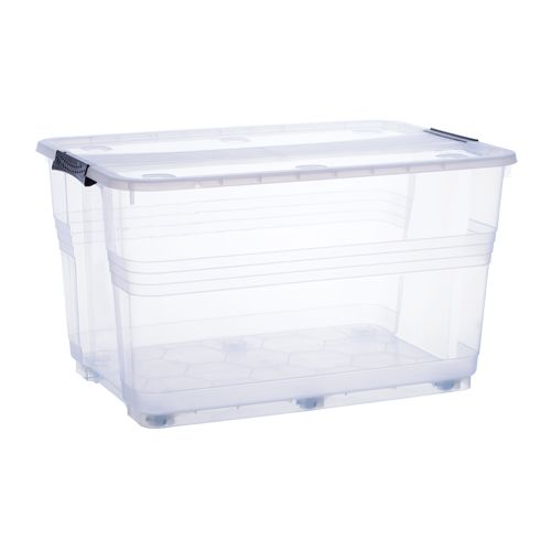 Cen STORAGE BOX W/WHEEL 80L