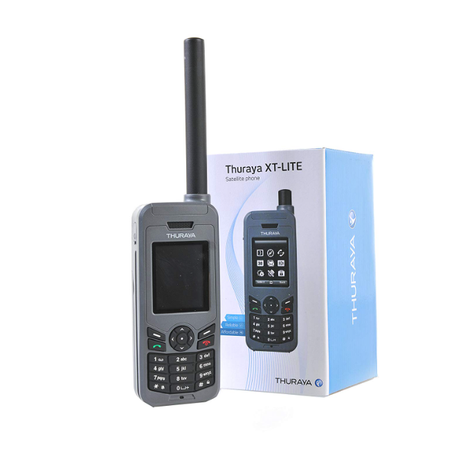 Thuraya XT-LITE Satellite Phone with Prepay SIM Card and $10 Credit