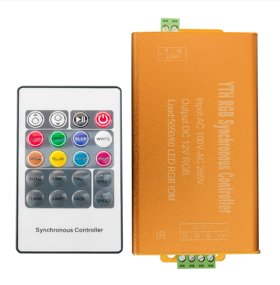 RANDOM AC220V TO DC12V 4-PIN RGB CONTROLLER 5050/60 LED STRIP (RANDOM)