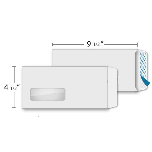 Steady A4 Envelope Window 11cm x 24cm White
