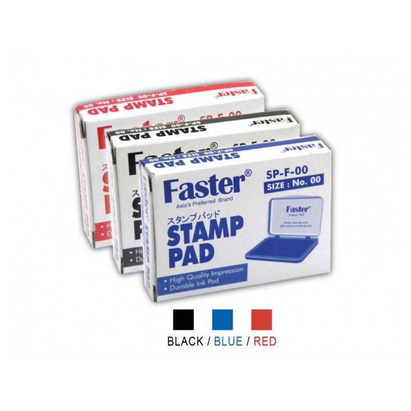 FASTER STAMP PAD RED SP-F-00