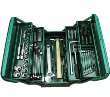 Sata 70pcs 95104A-70 12PT Cantilever Mechanic Tool Box Set