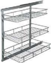 ABAGNO 2-Tier Multi-purpose Pull-out (Side) Kitchen Organizer