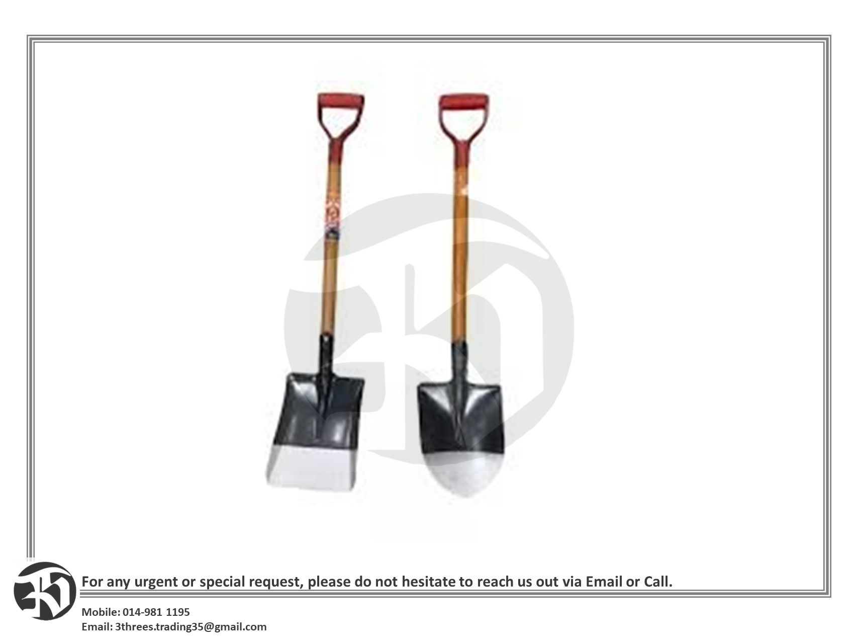 Shovel Hand Scope-Flat/Round