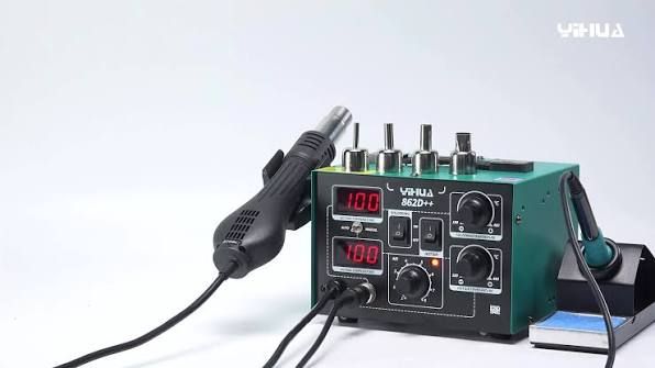 Others *YIHUA 862D++ Soldering Iron Kit BGA SMD Welding Tool Desoldering Rework Station Fast Heating