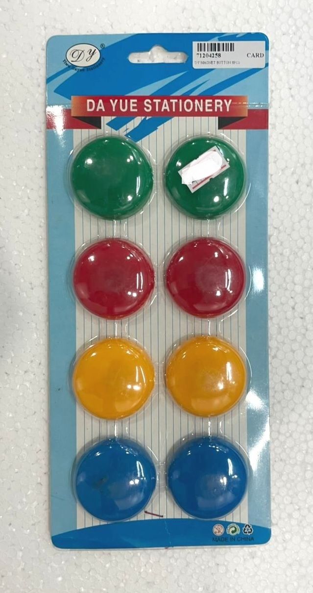 DY MAGNET BUTTON 8PCS - 38MM
