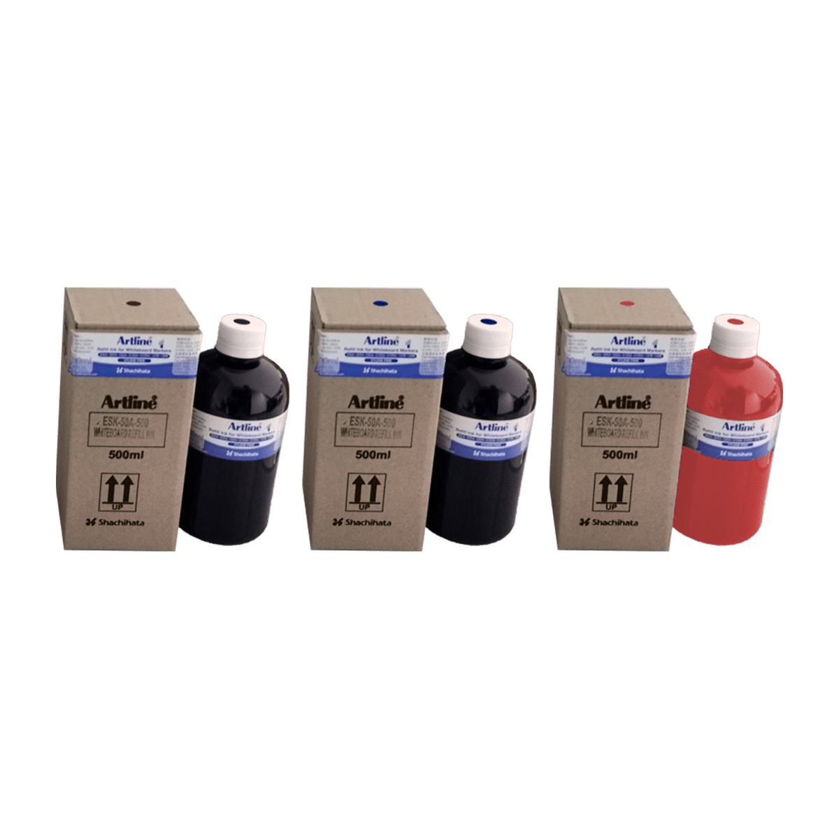 Artline Whiteboard Marker Big Refill Ink 500ml | 3 Colours available  Black