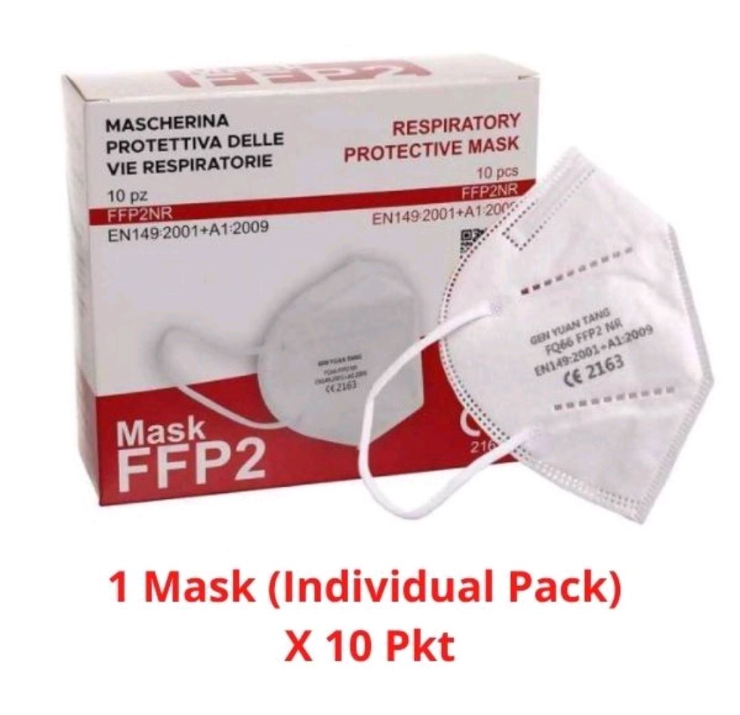 FFP2 PROTECTIVE MASK KN95 Individual Pack 10pcs 5ply