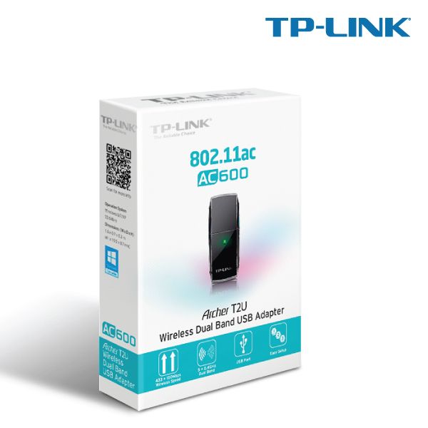 TP-Link Wireless Dual Band USB Adapter AC600 Archer T2U