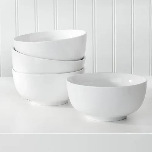 SKTG White Ceramics Cereal Bowl 7″ BC HBMPW-070