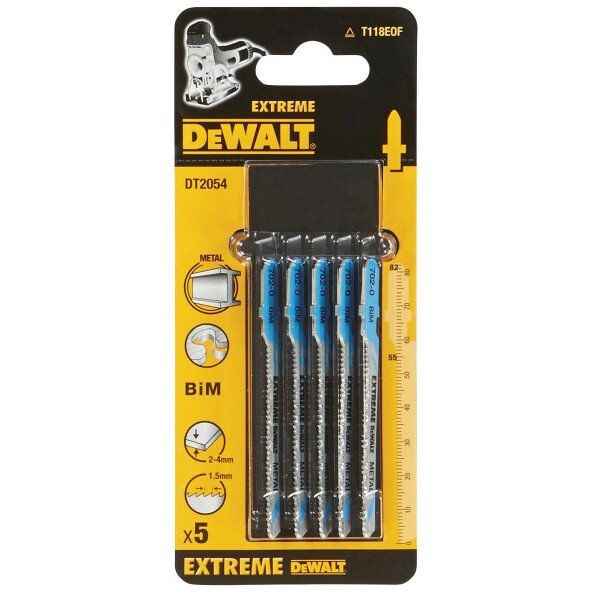 DeWalt *DeWalt DT2054-QZ 5 Piece Metal Cutting Jigsaw Blade Set