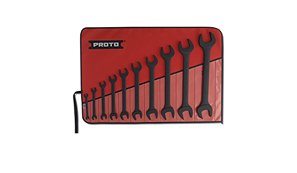 *Proto J3000HB 10 Piece Black Oxide Open End Imperial Wrench Set