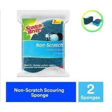 3M Scotch Brite Non-Scratch Scouring Sponge 2pcs