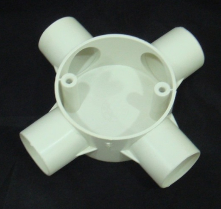 ATKC PVC Conduit Fittings Four Way Intersection Box 3/4' (20MM)