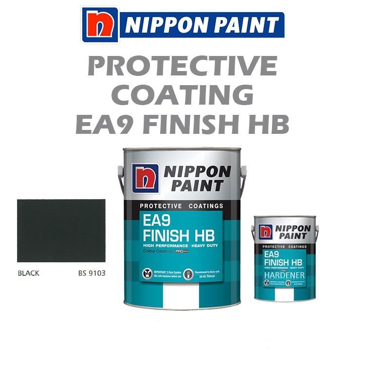 NIPPON HIGH PERFORMANCE PROTECTIVE COATING - EA9 FINISH HB - BLACK BS9103