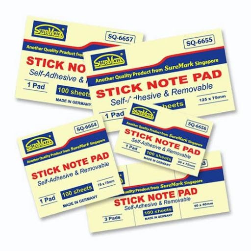 SureMark Sticky Note Pad 3'' x 5''
