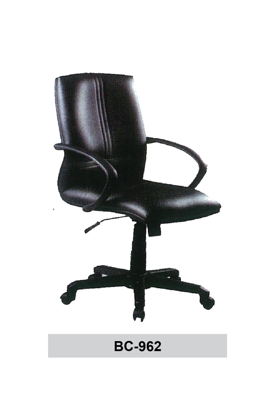 Ganymede BC-962 EROGONOMIC LOW BACK CHAIR (FULL PU LEATHER) / Ganymede / OFFICE CHAIR / LOW BACK CHAIR / ERGONOMIC OFFICE CHAIR / PU LEATHER CHAIR / ERGONOMIC CHAIR / BC-962 / CHAIR